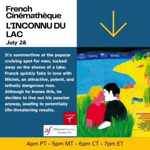 French Cinémathèque: L'Inconnu du Lac