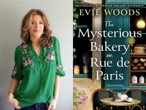 A Conversation with Evie Woods, author of The Mysterious Bakery on Rue de Paris