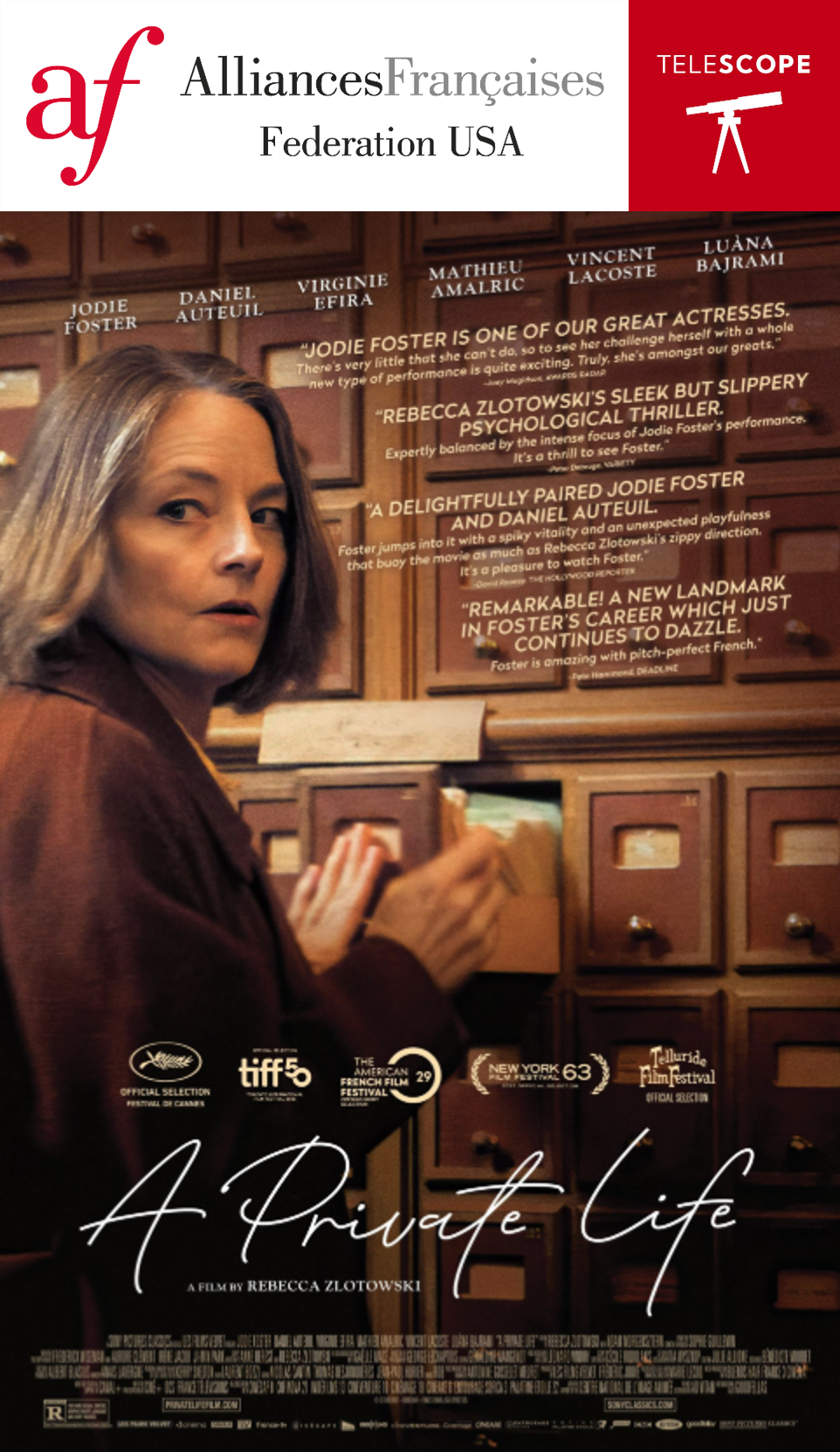 French Cinémathèque: Vie privée