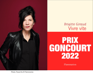 Une conversation avec Brigitte Giraud, célèbre auteure française et lauréate du prix Goncourt 2022 (en français)